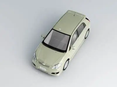Toyota Allex full option full 3D model