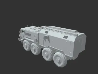 Soviet MAZ-535 Truck 1-35 Scale Kit 3D print model