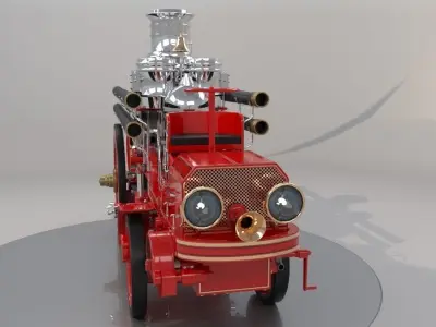 Christie Fire Truck 3D model