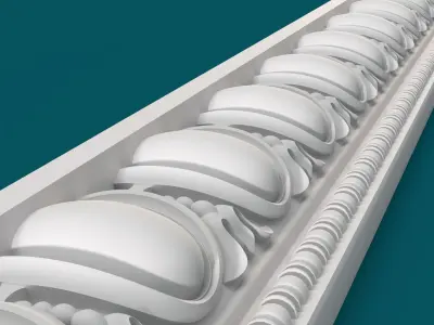 Molding baroque 001 3D print model