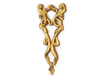 Classic decor ornament 129 3D model