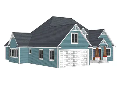 Mediterranean Style House-07 -Archimple LLC 3D model