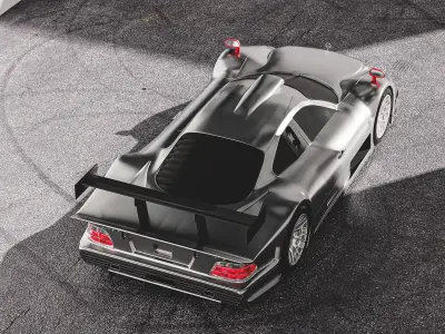 Mercedes-Benz AMG CLK GTRs 3D model