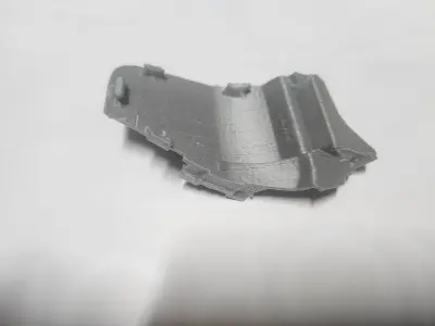 Toyota Starlet Front Bumper Tow cover   2Piece cover 3D print model