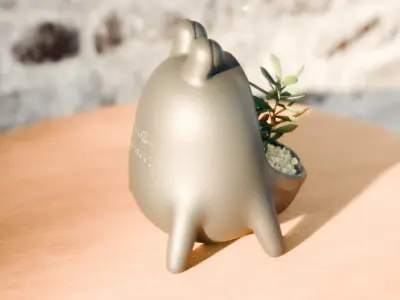 funny wild vase-frog vase 3D print model