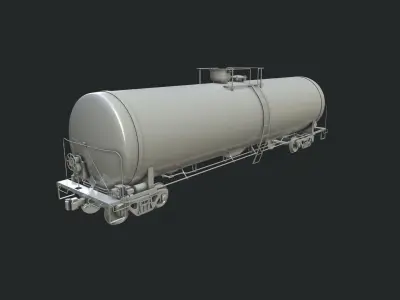 Tanker Car 3D model