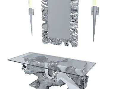 Tree Root Table 3D model