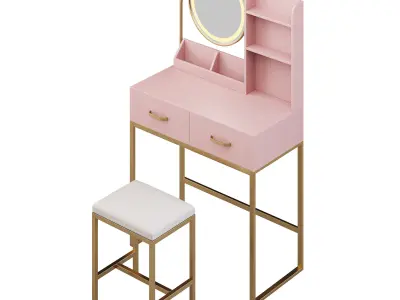 Coiffeuse Borach 3D model