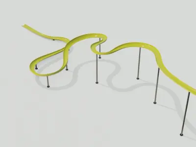 Water Slide  Low-poly 3D model purchase