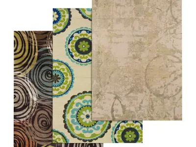 Rug Set 744 3D model