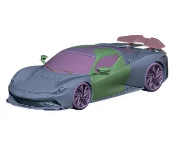 Pininfarina Battista 3d print 3D print model