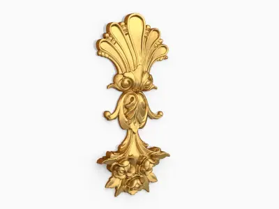 Classic decor ornament 104 3D model