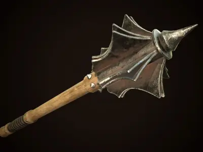 Mace 04 Low-poly 3D model