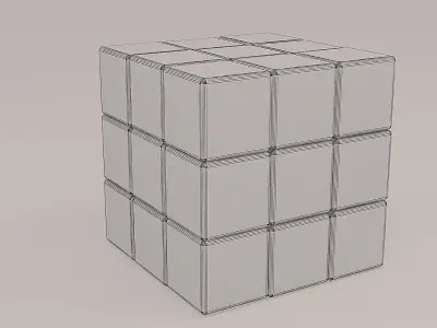 Rubik Cube 3D model
