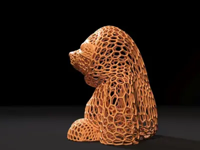 Sloth Voronoi 3D print model