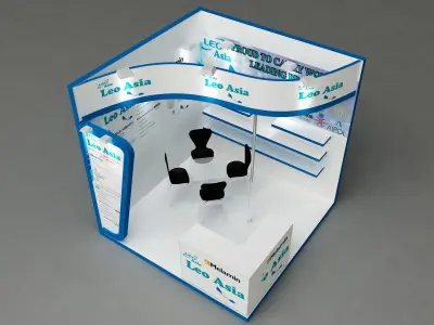Exhibition stand design  3D model