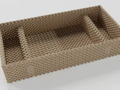 WICKER BASKET16 3D model