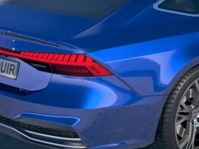 Audi A7 S-line Sportback 2018 3D model