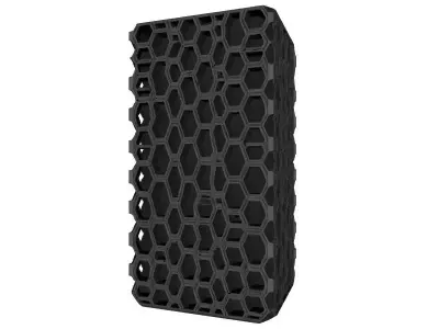 Voronoi Style Vase 3D Printable Model 3D print model