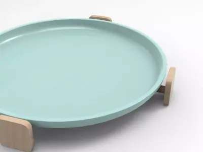 Duka Tray  Low-poly 3D model