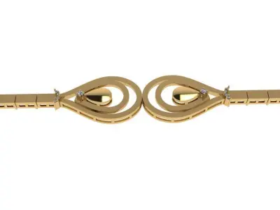 Pear Shape Jewel Full Set 2446 3D print model