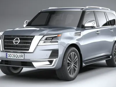 Nissan Patrol 2021 3D model