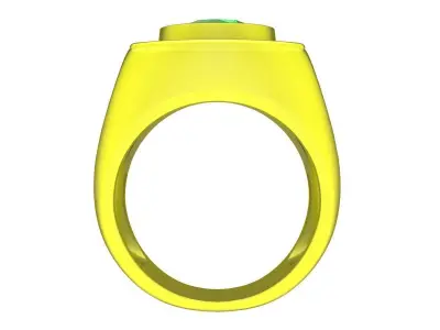A6686 Luxury Korean Diamond Men Ring 3D Model 3D print model