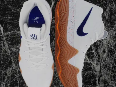 NIKE KYRIE 4 UNCLE DREW 3D SHOES Low-poly 3D model