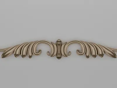 ARCHITECTURAL KITBASH- Ornamental- Carved decor 3D model