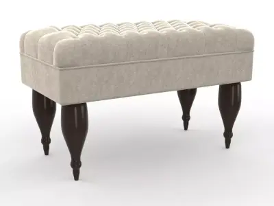 H2000458 BENCH BEIGE 3D model