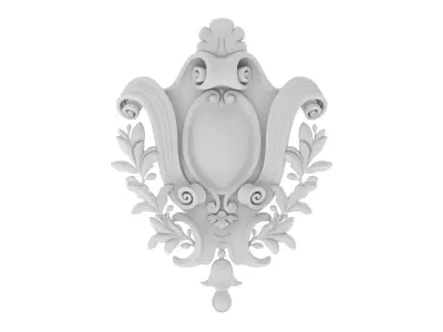 Cartouche Ornament 030 3D model