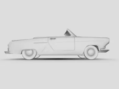 GAZ 21 Volga coupe 3D model