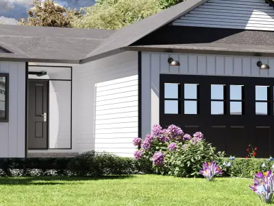 Modern House 3D model 14