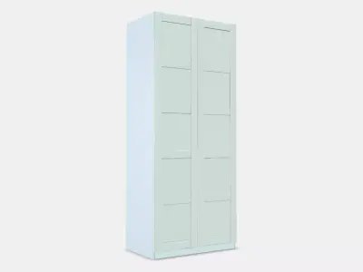 PAX - BERGSBO Wardrobe 7 3D model
