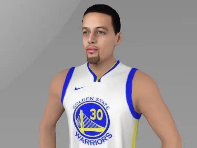 Stephen Curry ready for full color 3D printing 3D print model