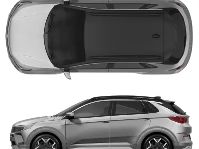 opel grandland 3D model