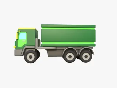 Container Truck 3D model