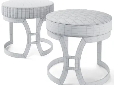 Montecarlo Stool 3D model