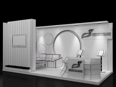 Booth Exhibition Stand a260  3D model