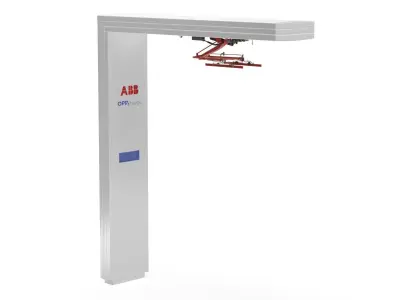 Bus and Truck Charging Station 3D model