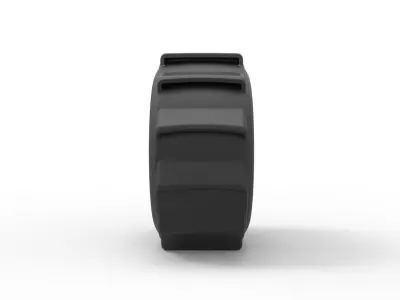 Wheel for mud drag racing 3D print model
