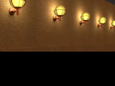 Arabic Traditional Wall  3D model