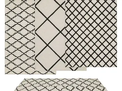 Rugs No 555 Low-poly 3D model