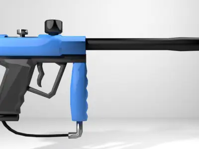 Paintball Marker - Speedball Type 1 3D model