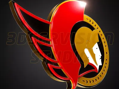 Ottawa Senators logo - Cinematic - 3D print 3D model