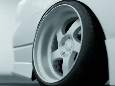 Highpoly Nissan Silvia JDM Edition 3D model 3D model