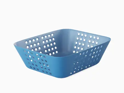 Plastic Basket 01 3D model