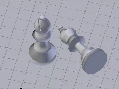 Chess Bishop  3D model