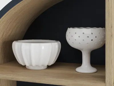 Traditional shelf 3D model