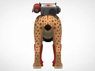 TF2 Medic Lynx Low-poly 3D model